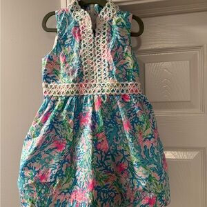 Lilly Pulitzer Kids Dress - Blue, Pink, and Green